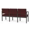 Lesro Lenox 3 Seat Tandem Seating W/ Arms, 64.5 in W 24.5 in L 32 in H LS3103 - alternate 2